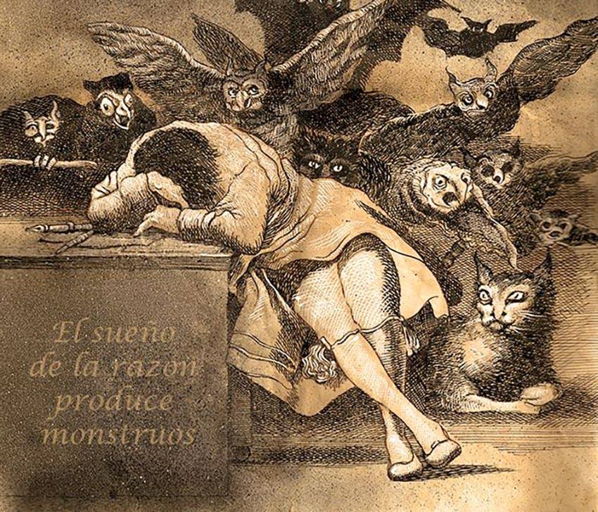 «Сон разума рождает чудовищ» (исп. El sueño de la razón produce monstruos) — офорт Франсиско Гойи из цикла «Капричос», озаглавленный испанской пословицей